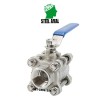 قیمت فروش شیرگازی سه تیکه استنلس استیل 304 و 316