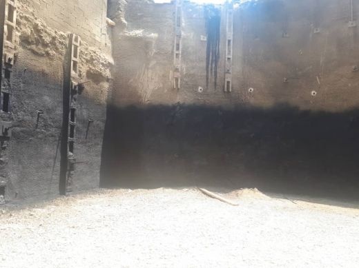 قیر پایه اب سرد اجرا