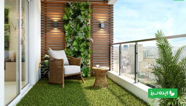 طراحی و اجرای تراس سبز