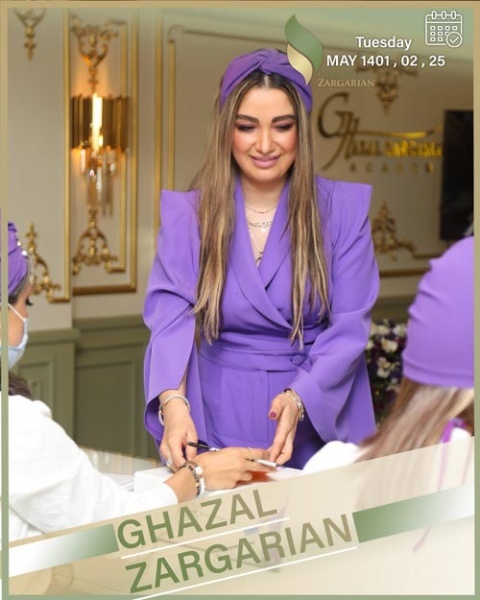 آموزش لیفت ابرو با مواد با غزل زرگریان