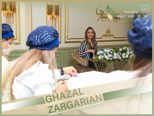 آموزش تاتو خط چشم با غزل زرگریان